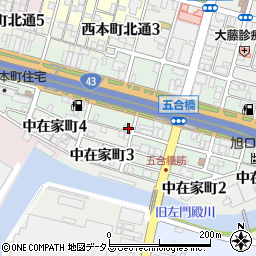 兵庫県尼崎市西本町3丁目58周辺の地図