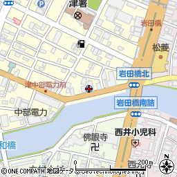 ニチイ　ケアセンター津中央周辺の地図