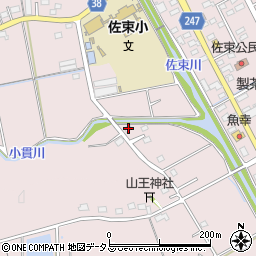静岡県掛川市小貫116周辺の地図