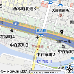 兵庫県尼崎市西本町3丁目70周辺の地図