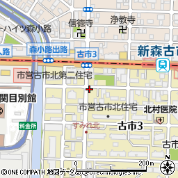 川上酒店周辺の地図