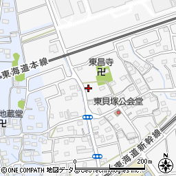 静岡県磐田市東貝塚1289周辺の地図