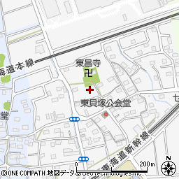 静岡県磐田市東貝塚1287周辺の地図