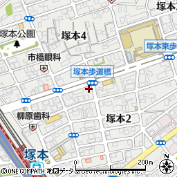 すき家淀川通塚本店周辺の地図