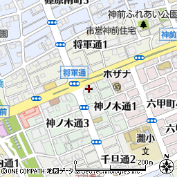 関西電気保安協会神戸支部周辺の地図