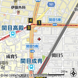 北九州空調株式会社　大阪営業所周辺の地図
