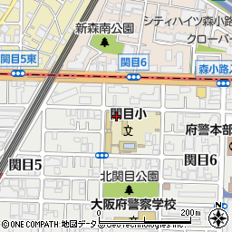 大阪市立関目小学校周辺の地図