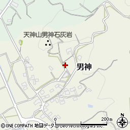 静岡県牧之原市男神639周辺の地図