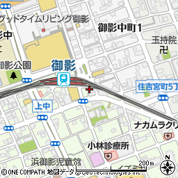 方円囲碁クラブ周辺の地図