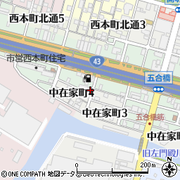 兵庫県尼崎市西本町4丁目54周辺の地図