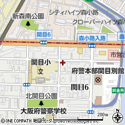 Ｄパーキング関目ＰＳ第２駐車場周辺の地図