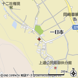 岡山県岡山市東区一日市447周辺の地図