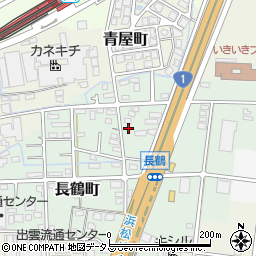 静岡県浜松市中央区長鶴町160周辺の地図
