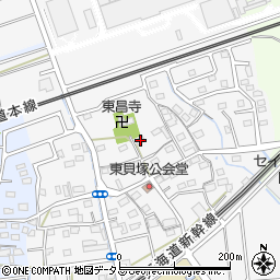 静岡県磐田市東貝塚1286周辺の地図