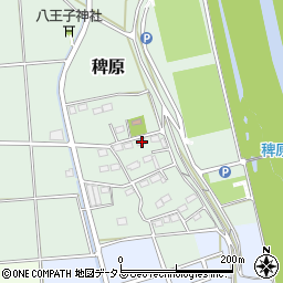 静岡県磐田市稗原434周辺の地図