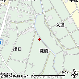 愛知県豊橋市大崎町周辺の地図