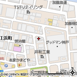 アクアピア　神戸工場周辺の地図
