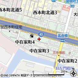 兵庫県尼崎市西本町3丁目48周辺の地図