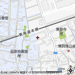 静岡県磐田市東貝塚1251周辺の地図