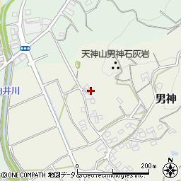 静岡県牧之原市男神651周辺の地図