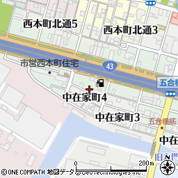兵庫県尼崎市西本町4丁目51周辺の地図