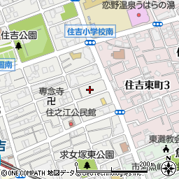 兵庫県神戸市東灘区住吉宮町2丁目11周辺の地図