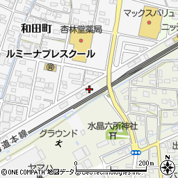 静岡県浜松市中央区和田町305周辺の地図