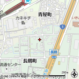 静岡県浜松市中央区長鶴町117周辺の地図