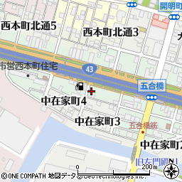 兵庫県尼崎市西本町3丁目46周辺の地図