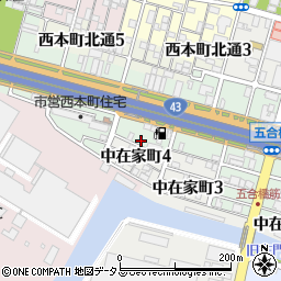 兵庫県尼崎市西本町4丁目49周辺の地図