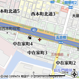 兵庫県尼崎市西本町3丁目54周辺の地図