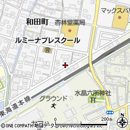静岡県浜松市中央区和田町311周辺の地図