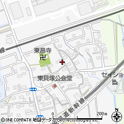 静岡県磐田市東貝塚1112周辺の地図