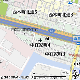 兵庫県尼崎市西本町4丁目47周辺の地図