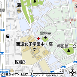 静岡県浜松市中央区神立町146周辺の地図