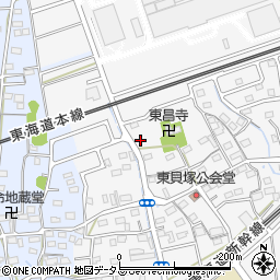 静岡県磐田市東貝塚1290周辺の地図