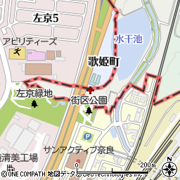 京都府木津川市市坂水干周辺の地図