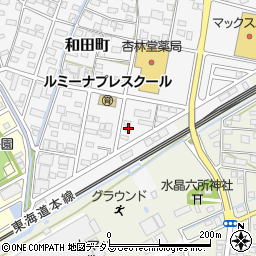 静岡県浜松市中央区和田町310周辺の地図