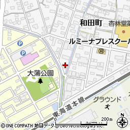 静岡県浜松市中央区和田町341周辺の地図
