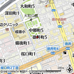 コンフォート六甲道周辺の地図