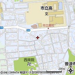 坂田クリーニング　本社周辺の地図