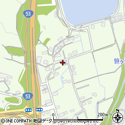 岡山県岡山市北区田益1422周辺の地図
