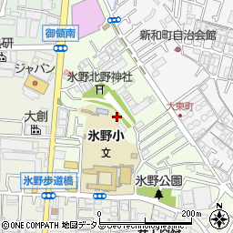 大阪府大東市大東町周辺の地図