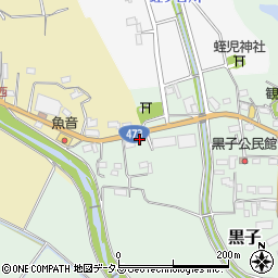 静岡県牧之原市黒子193周辺の地図