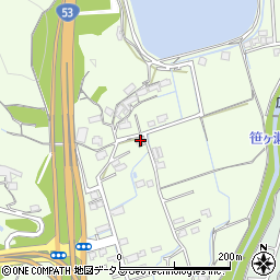 岡山県岡山市北区田益1422-1周辺の地図