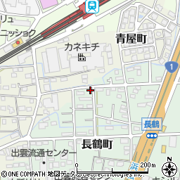 静岡県浜松市中央区長鶴町73周辺の地図