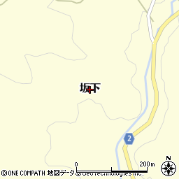 三重県伊賀市坂下周辺の地図