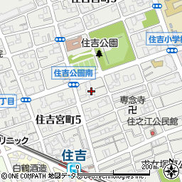 兵庫県神戸市東灘区住吉宮町2丁目20周辺の地図