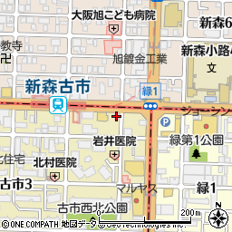 進学塾Ｒｅｘ　城東古市教室周辺の地図