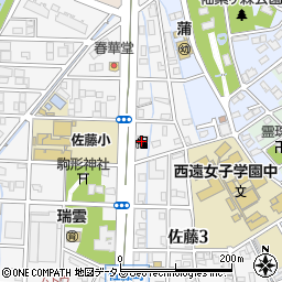ａｐｏｌｌｏｓｔａｔｉｏｎセルフ佐藤ＳＳ周辺の地図